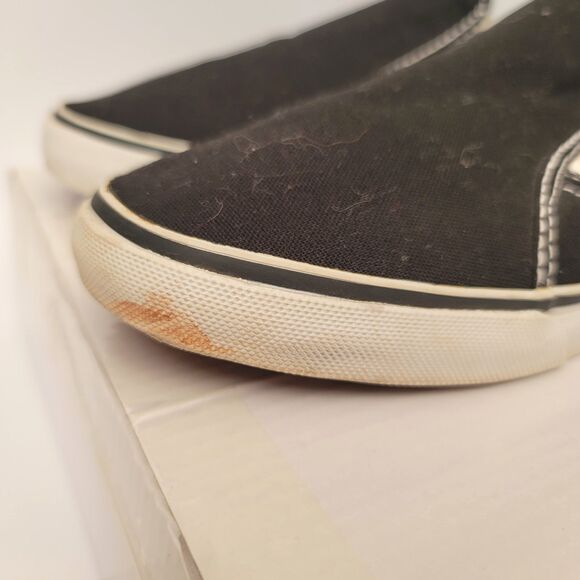 Vans Era Lo Pro Slip-on Shoes Women's Size 6 Men's 4.5 Black Fabric Canvas - Picture 8 of 10